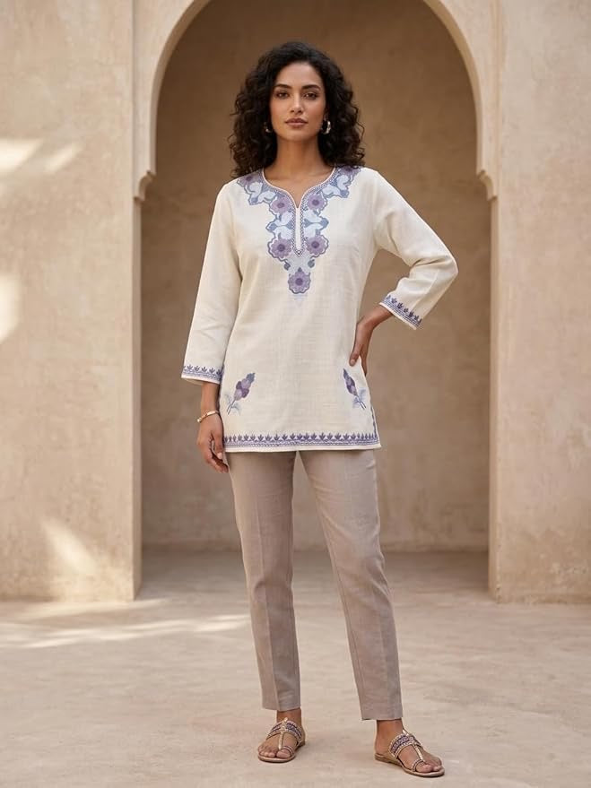 Women's Modern Aari Work Short Top Combo Pack