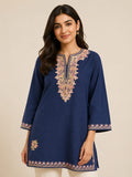 Kashmir ethnique women’s aari Work Short top