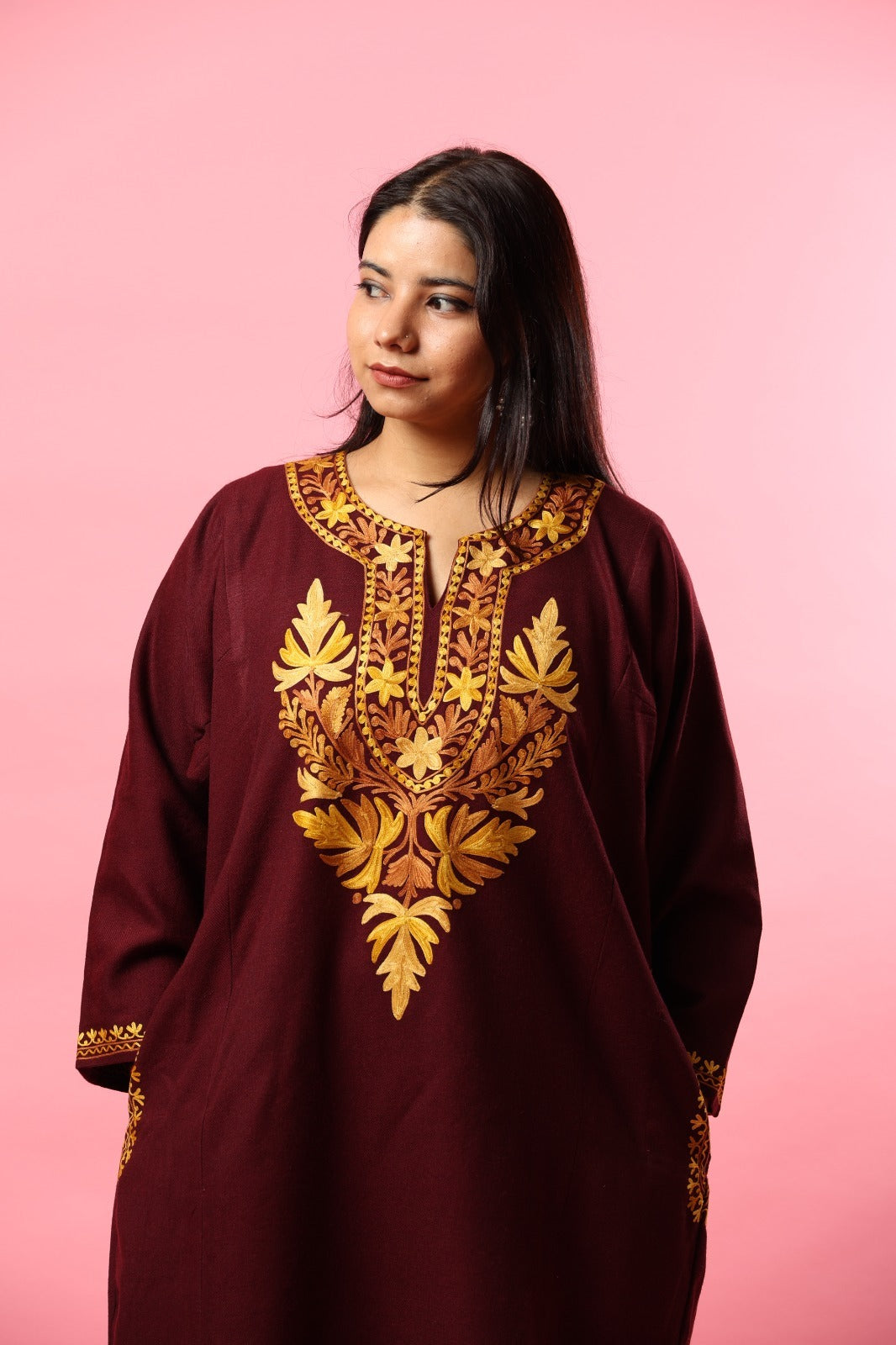 Premium Floral Embroidered Pherans For Women