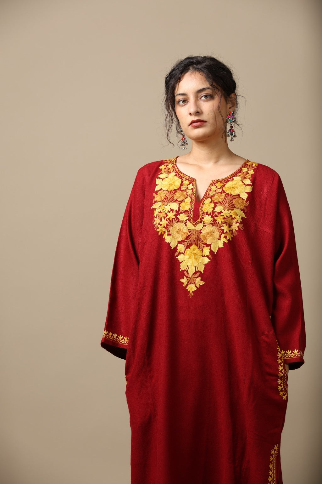 Premium Floral Embroidered Pherans For Women