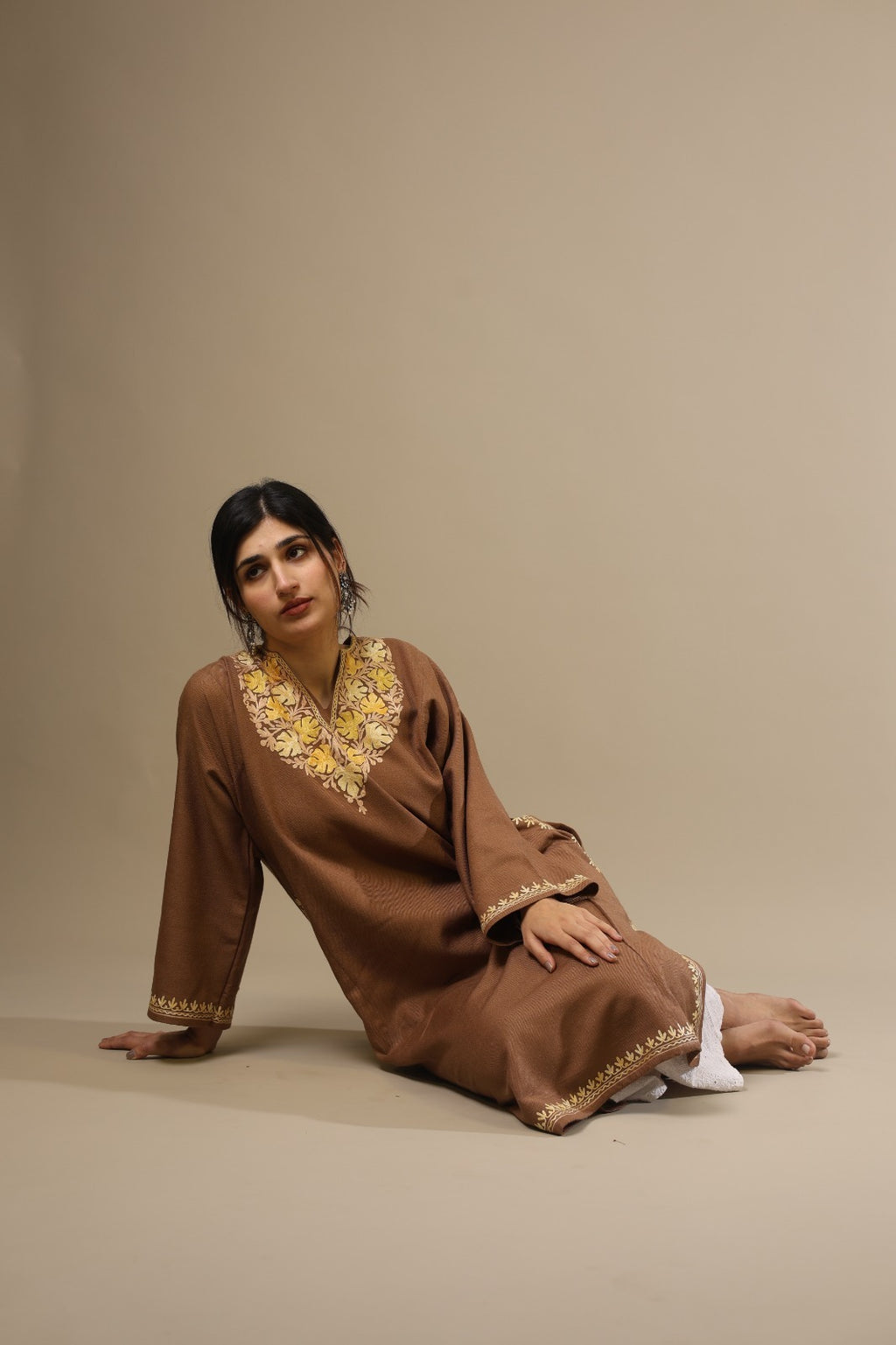 Premium Floral Embroidered Pherans For Women